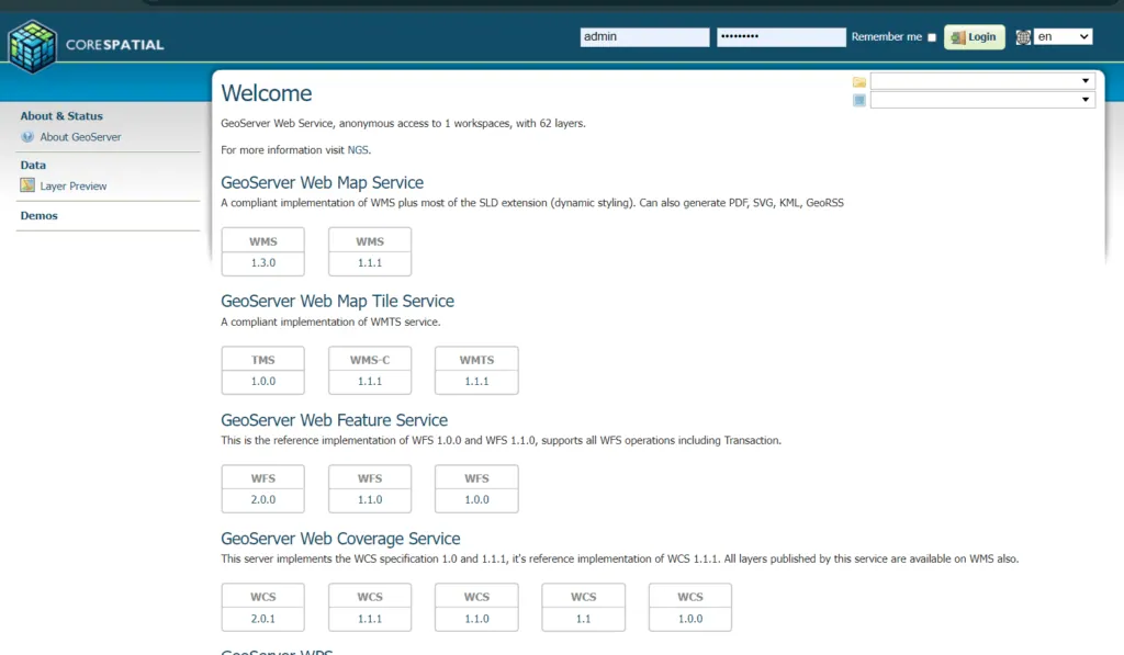 CoreSpatial Server