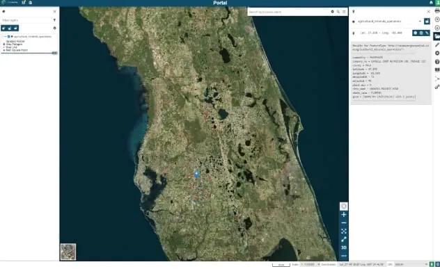 Enterprise geospatial operating picture, 2D view