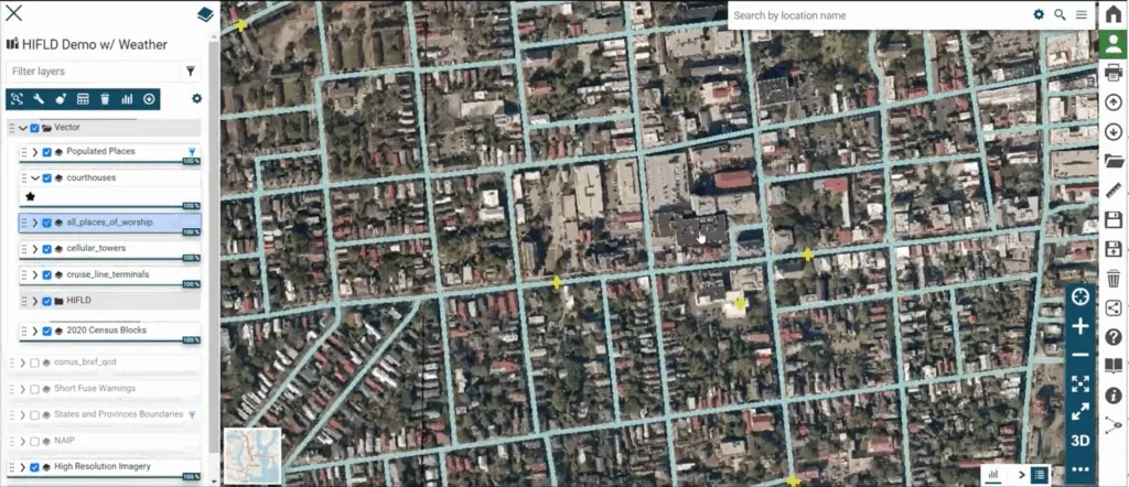 CoreSpatial Portal 2D and 3D map viewer