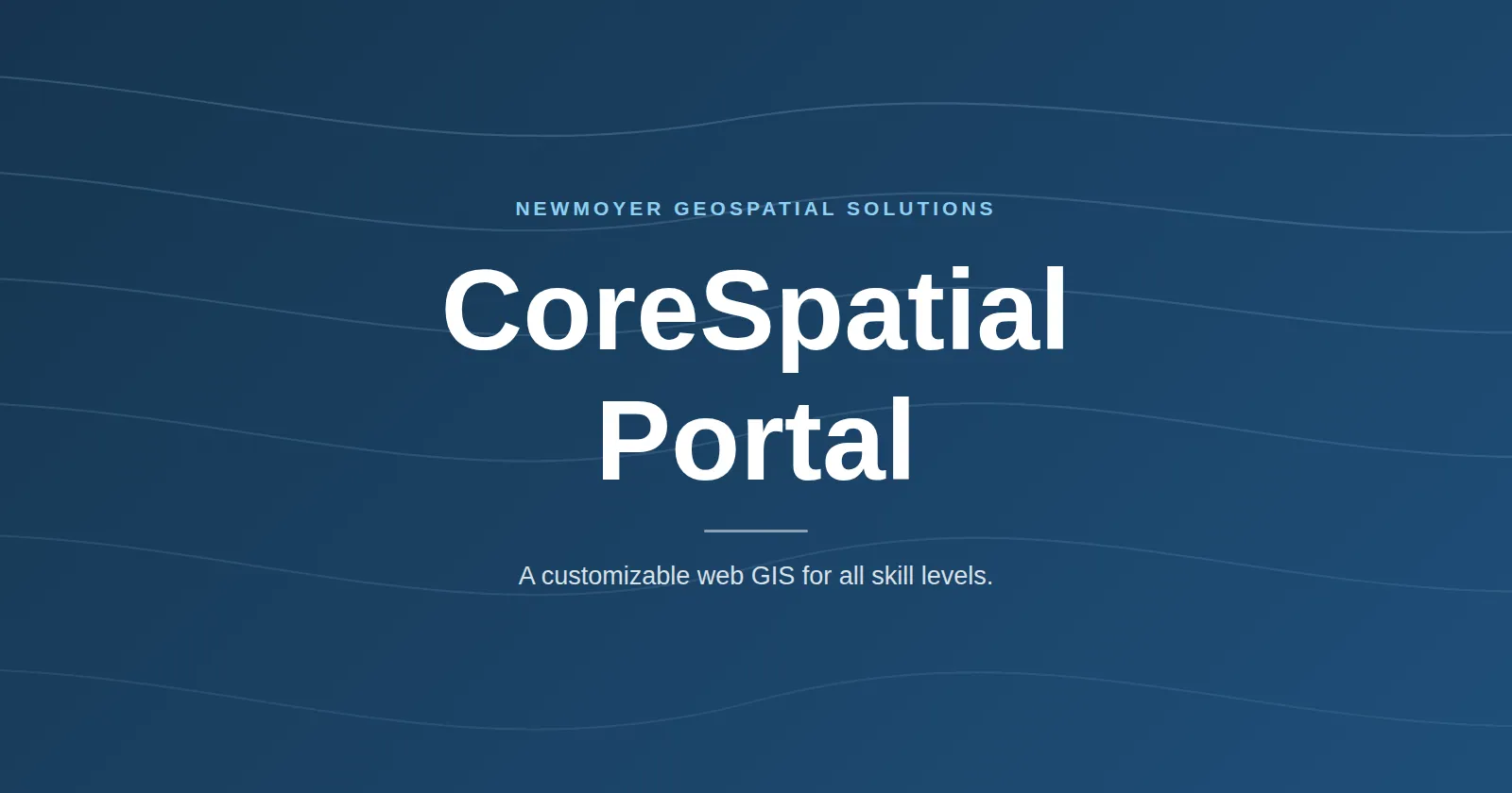 CoreSpatial Portal Release