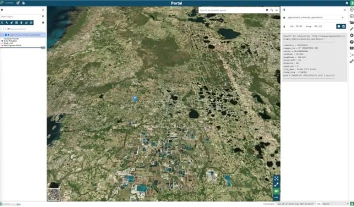 3D terrain visualization with Cesium