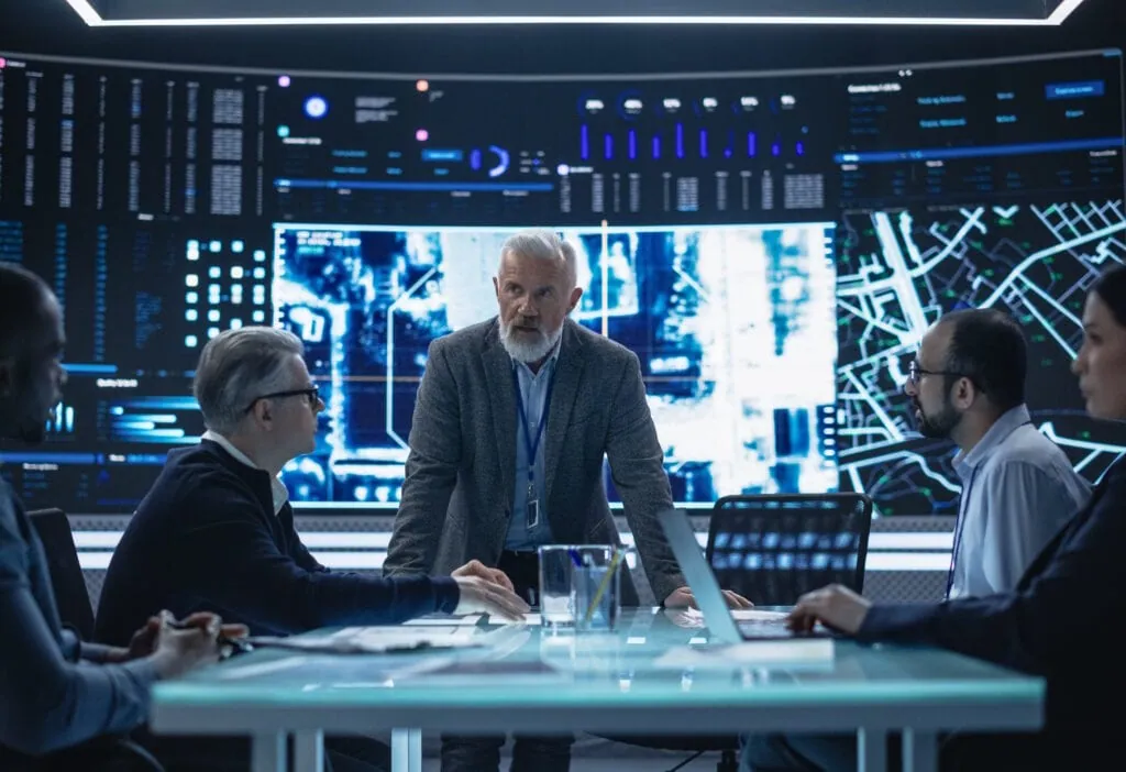 Secure GIS operations center